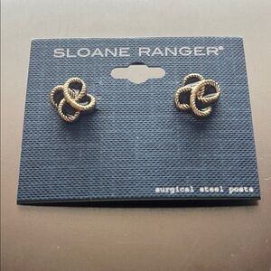 Gold Knot Earrings